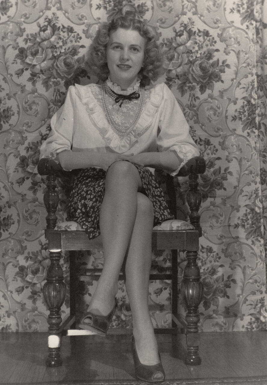 untitled (artist's wife seated in chair)