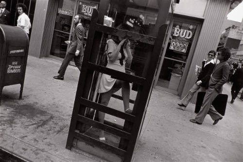 New York City, 1972: Girl in Telephone Booth