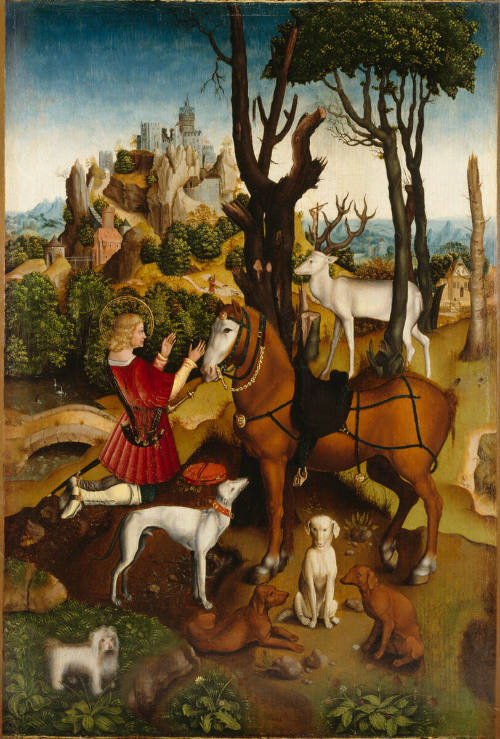Saint Eustace in a Landscape