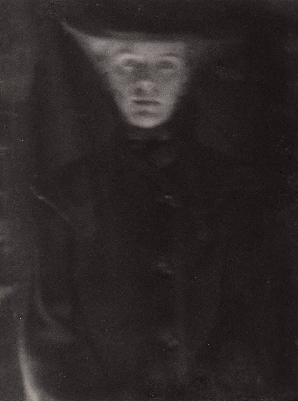 Portrait of woman with veil
