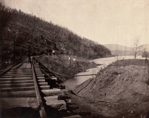 Base of Lookout Mountain From Chattanooga Creek