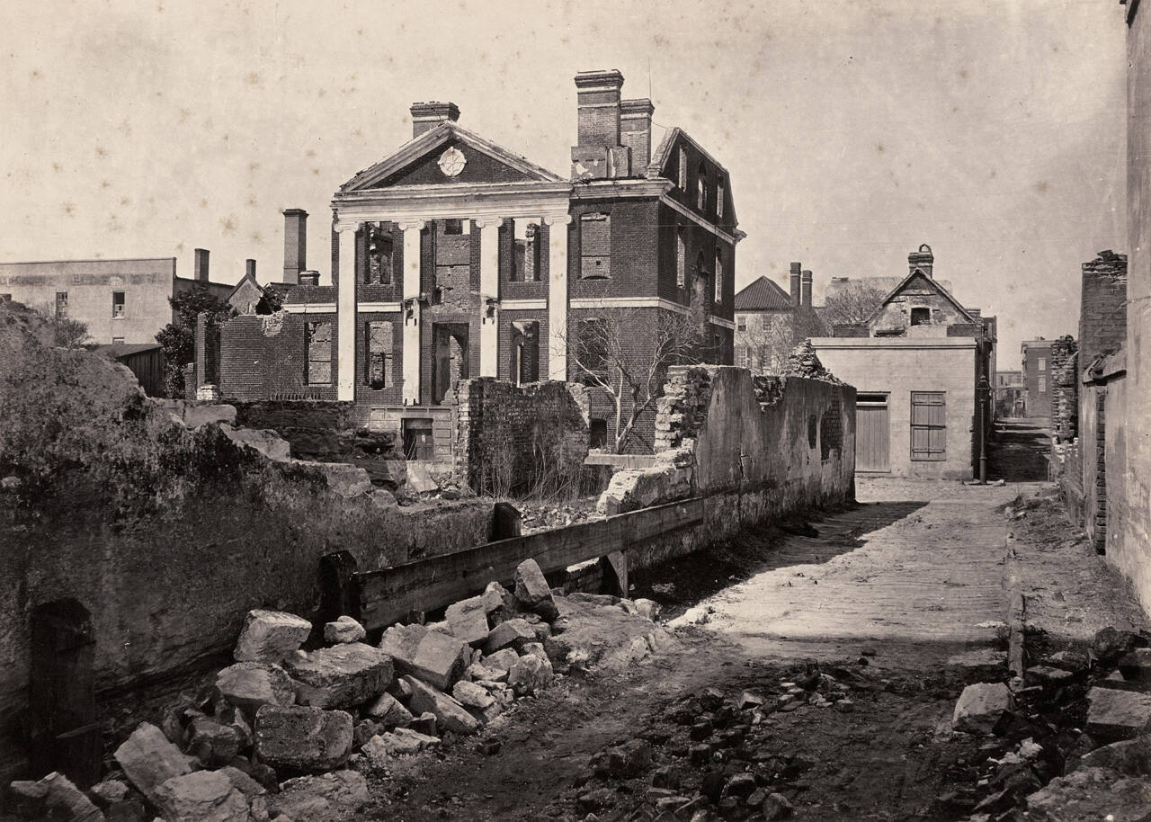 Ruins of the Pinckney mansion, Charleston, S.C.