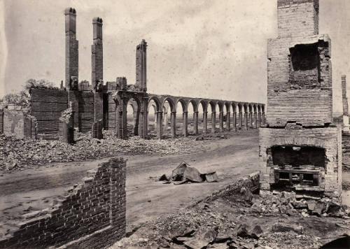 Ruins of the R.R. depot in Charleston, S.C.