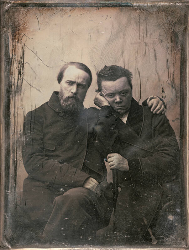 Portrait of Auguste Mestral and Hippolyte Flandrin