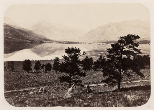 Twin Lakes in the Rocky Mountains