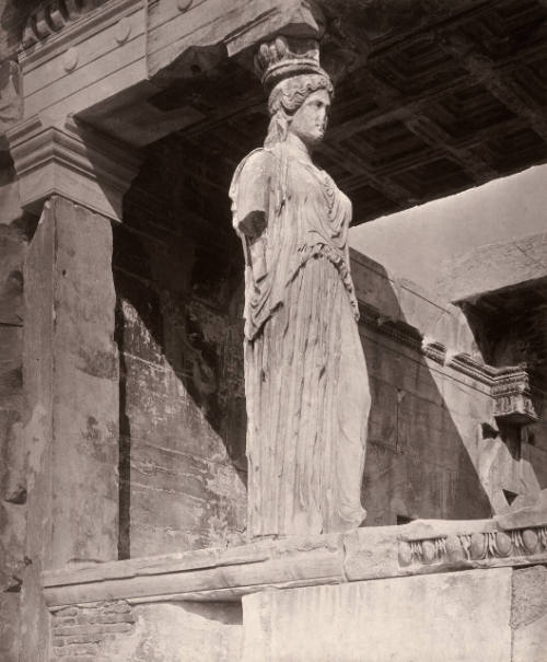 Caryatid, Single Figure from the Erectheum, the Acropolis, Athens