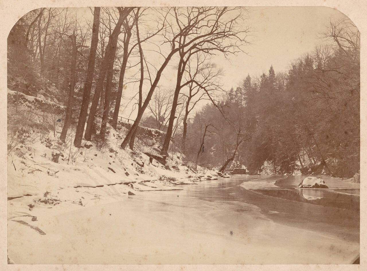 Winter Scene Along the Wissahickon