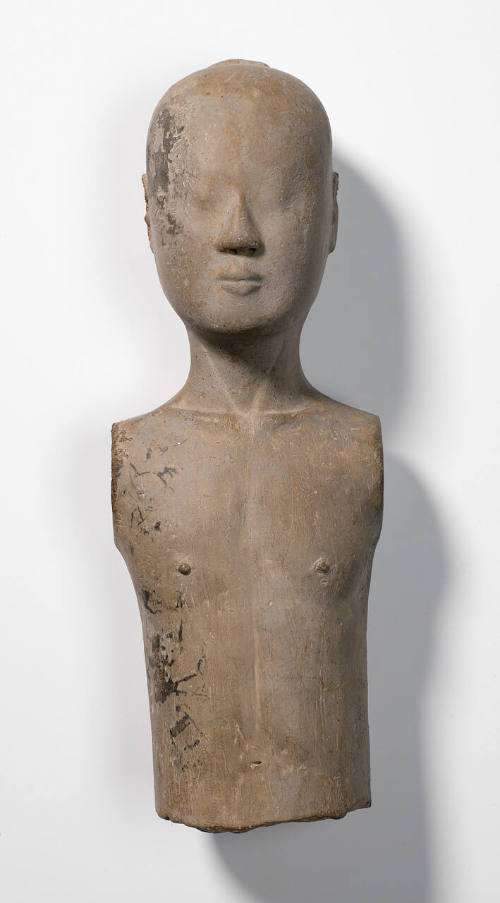 Male Tomb Figure Fragment