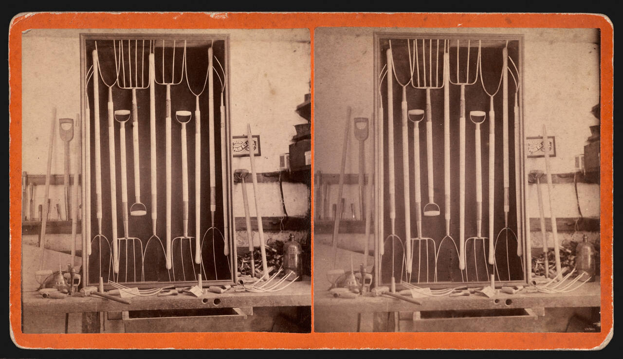 Untitled (Pitchfork Display)