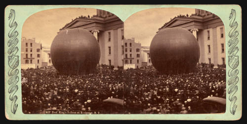 Professor King's Balloon at Rochester, N.Y.