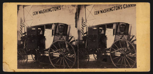 George Washington's Carriage, 1864 Philadelphia Sanitary Fair