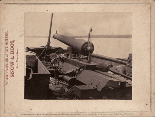 Bow Gun on Confederate Gunboat Teazer