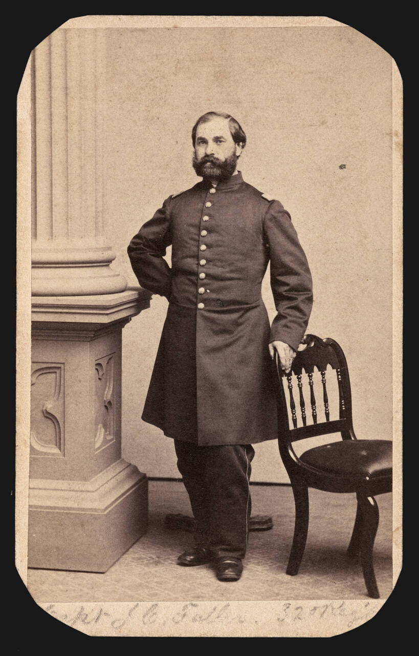 Portrait of Josiah C. Fuller in Civil War uniform