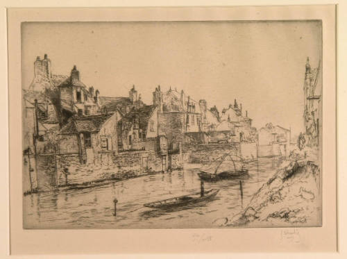 L'embouchure de la Nievre à Nevers