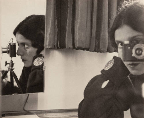 Self-portrait with Leica