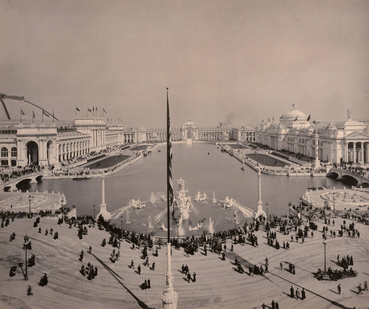 Grand Basin, with the Peristyle in distance