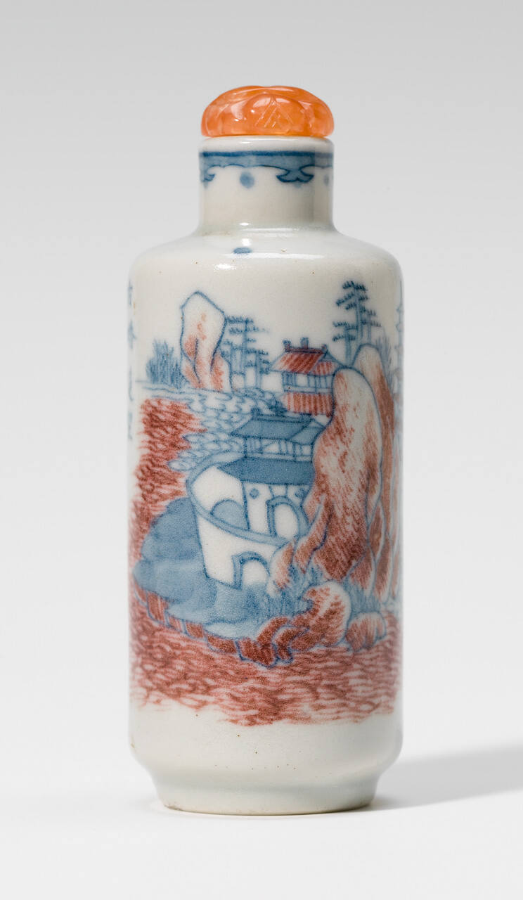 Snuff bottle and stopper