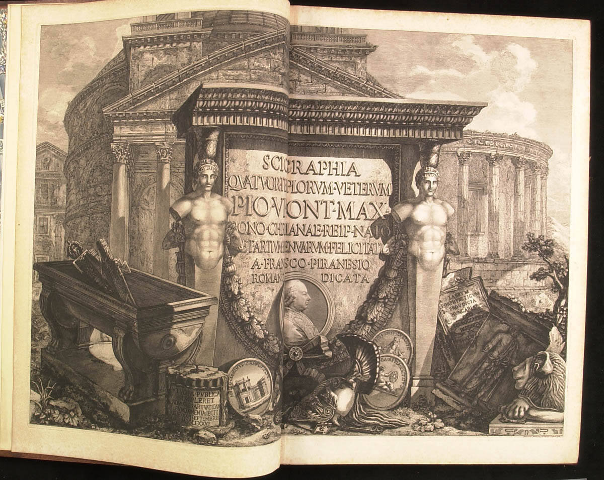 Sciographia (Raccolta de' Tempj Antichi and Seconda Parte de' Tempj Antichi)