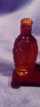 Snuff bottle with stopper and stand