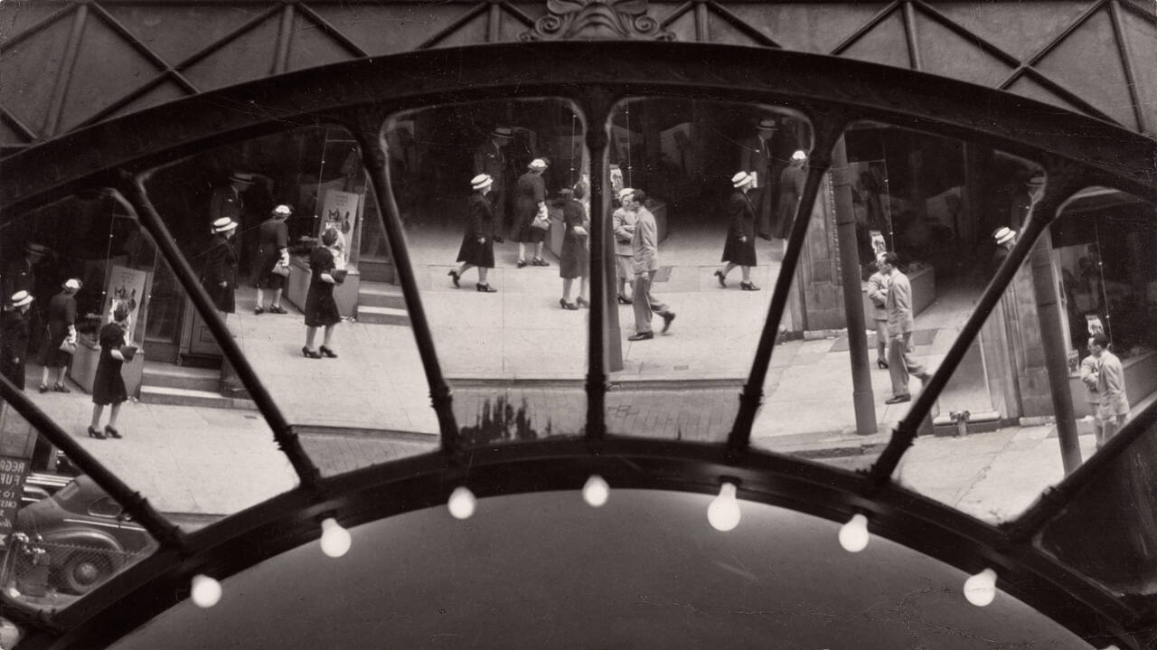 Homage to Muybridge, Philadelphia  (Chestnut St. between 10th and 11th Streets,