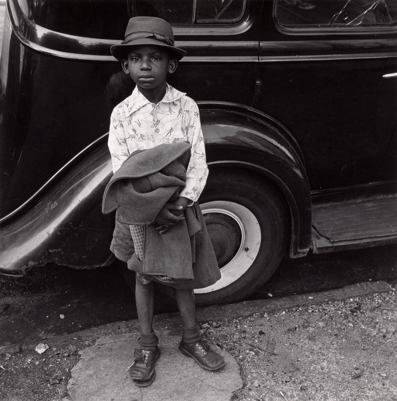 Boy and Car (New York City)