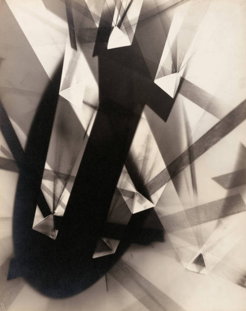 Photogram of Light on Paper