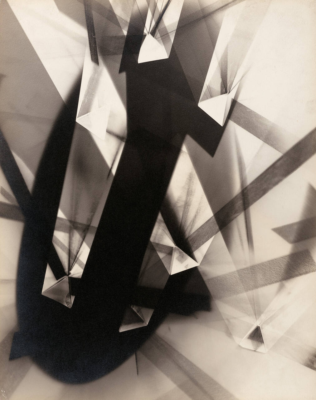 Photogram of Light on Paper