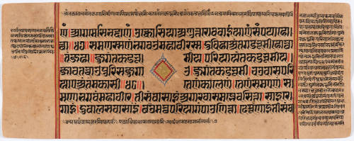 Jain Manuscript of the Kalpasutra and Kalakacavyakatha: recto; text, verso; text