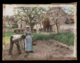 Lhermitte's pastel on paper