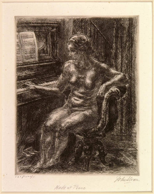 Nude at Piano