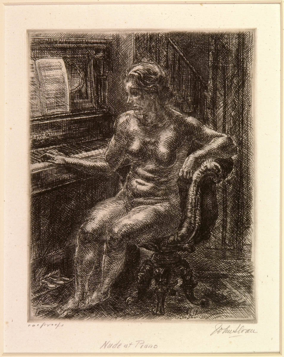 Nude at Piano