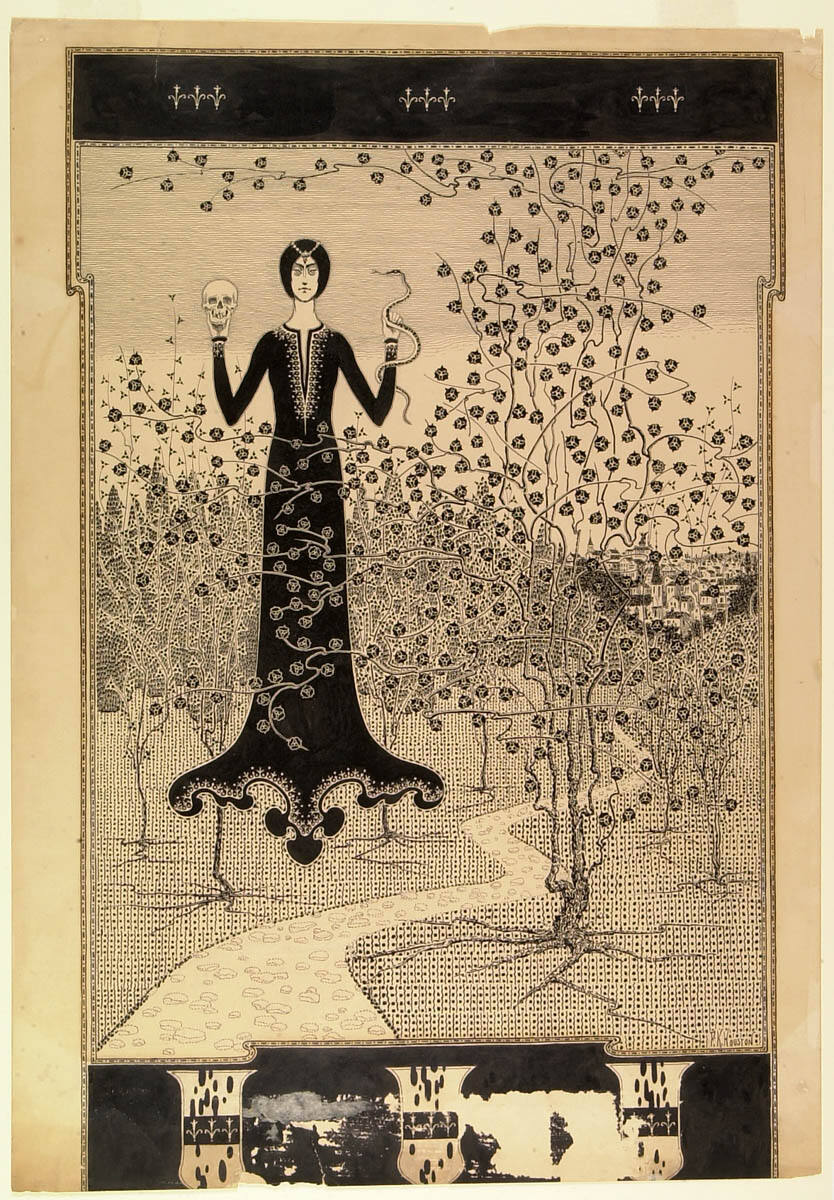 Untitled (Woman Bearing Skull and Snake)