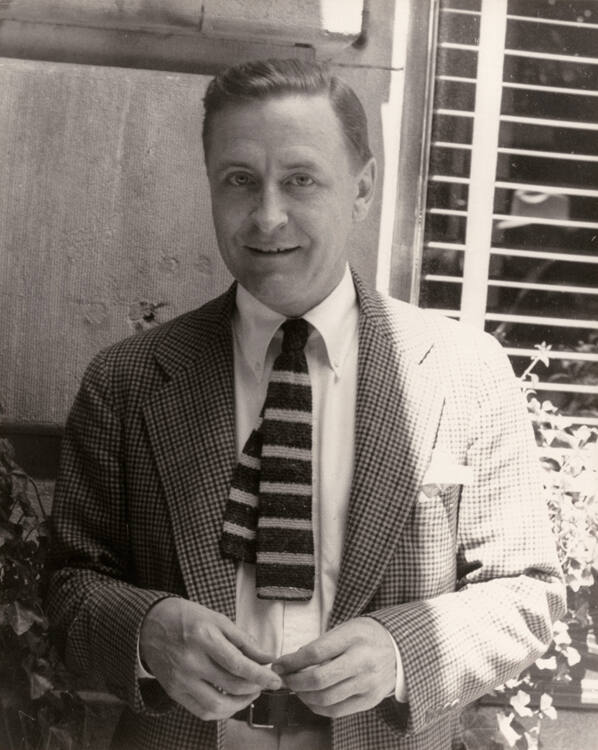 F. Scott Fitzgerald, Algonquin Hotel, New York, June 4, 1937