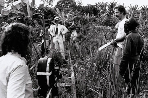 Herzog Directing Kinski and Indians