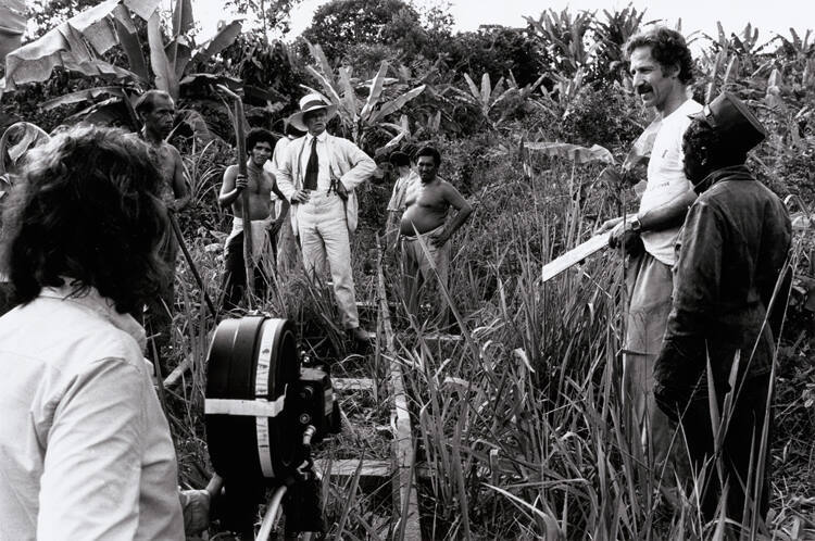 Herzog Directing Kinski and Indians
