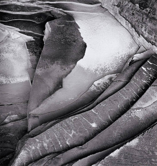 Rock Layers, Indian Handprints, Utah