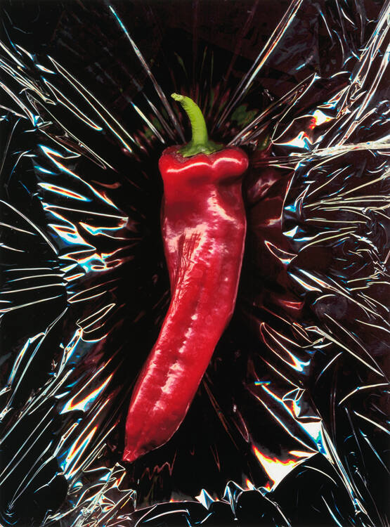 Plastic Wrapped Pepper