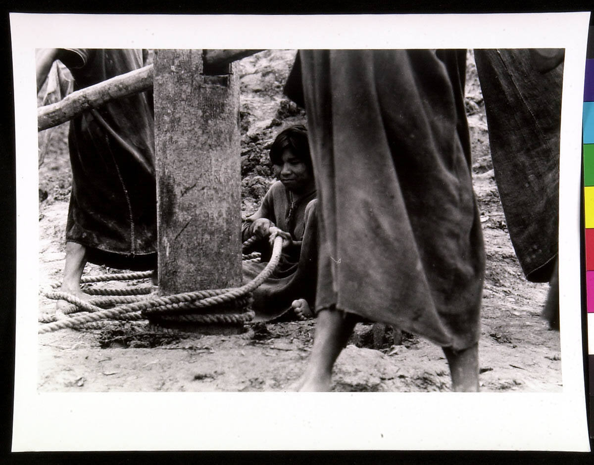 Indian Child with Rope