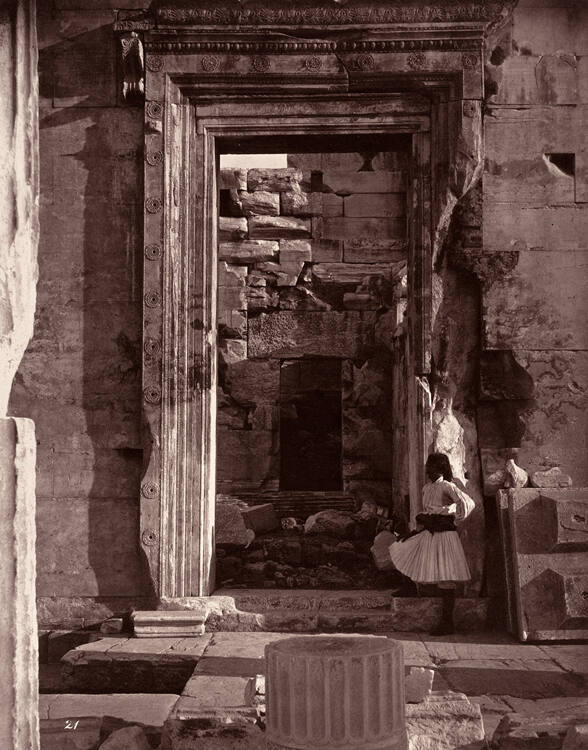 Gate of the Pandrosium, showing details of the ornament