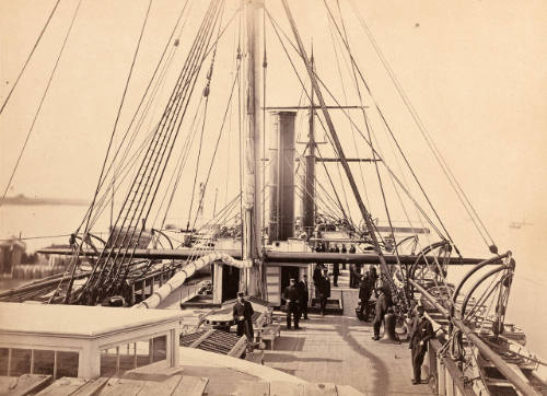 Deck of  Steamship Arago