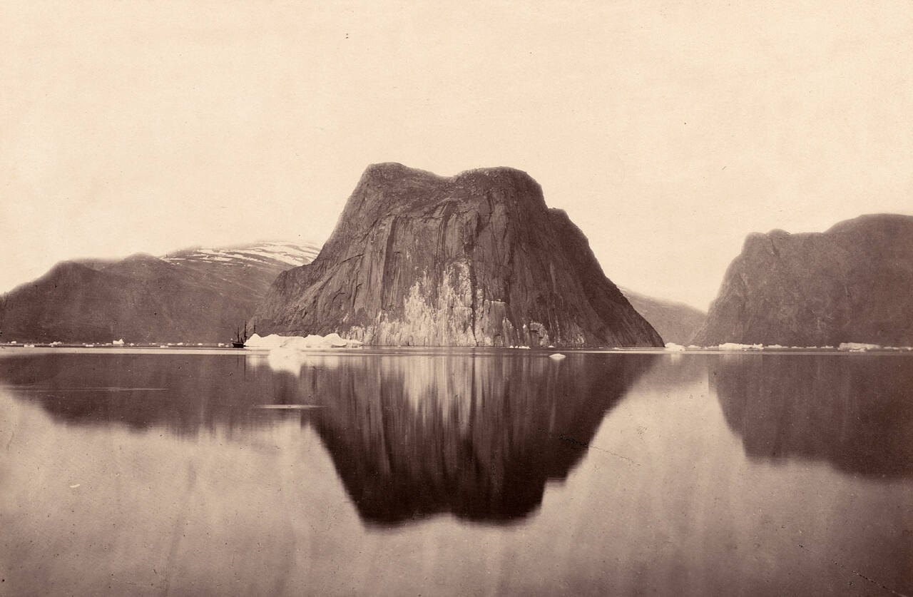Sandstone Rock At The Entrance of Karsut Fiord (recto); Looking Down Karsut Fiord (verso)
