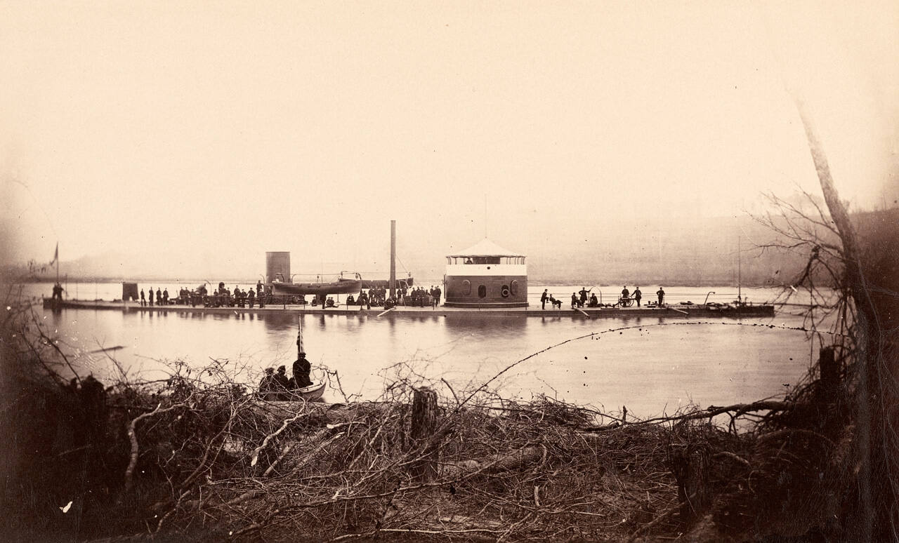 Union Monitor on the James River
