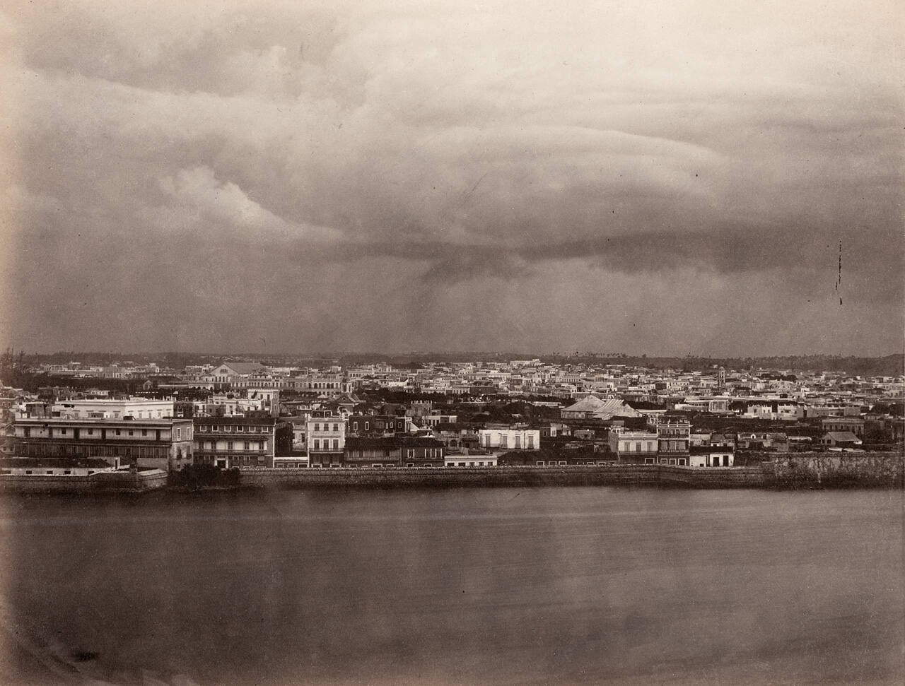 Havana in a Thunderstorm (recto); Palazzo Vecchio, Florence (verso)