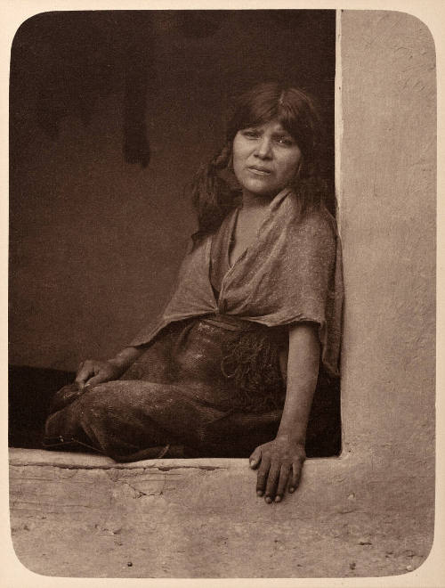 Seated woman