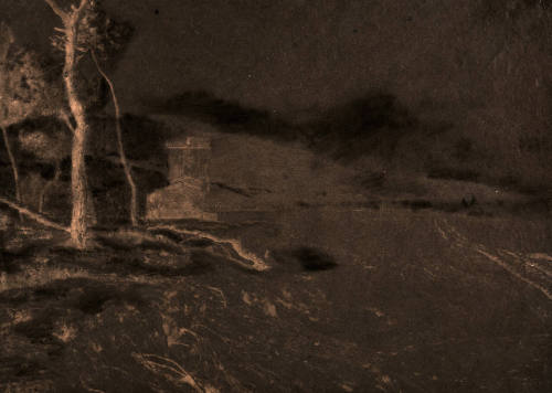 Paysage de bord de la mer, probably Juan-Les-Pins