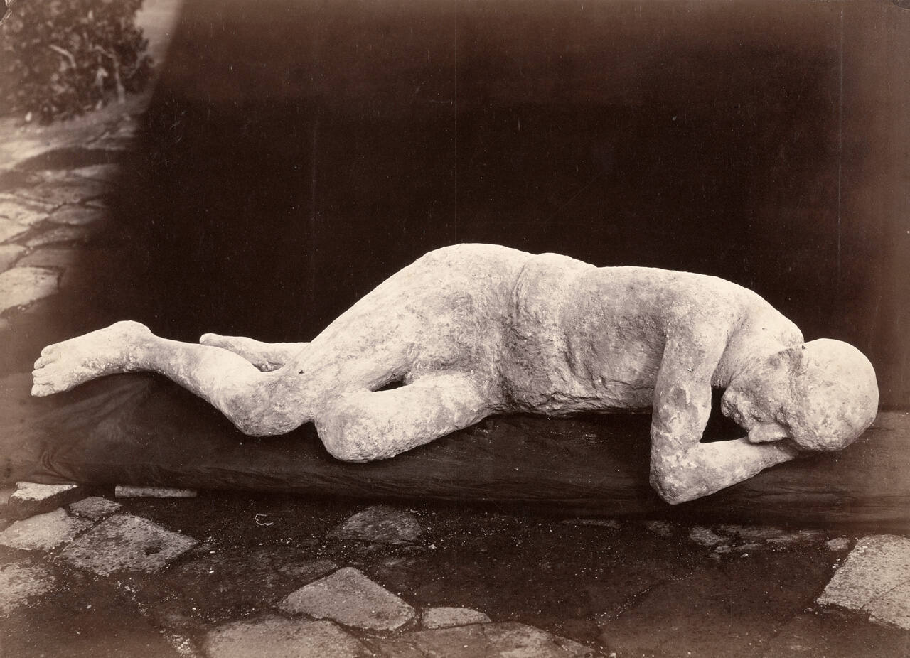 Plaster Cast of Body, Pompeii