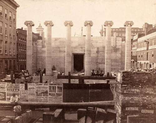 Portico, Construction of the Bank of Pennsylvania
