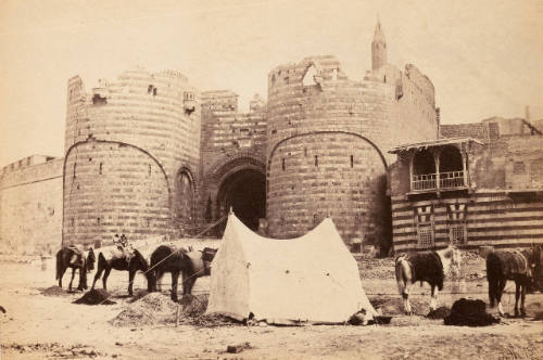 Cairo: The Bab El-Azab Gateway at the Citadel