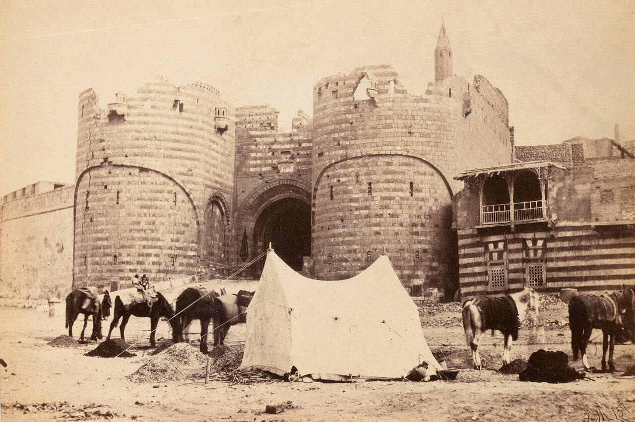 Cairo: The Bab El-Azab Gateway at the Citadel