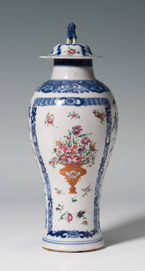 Baluster Vase with Lid
